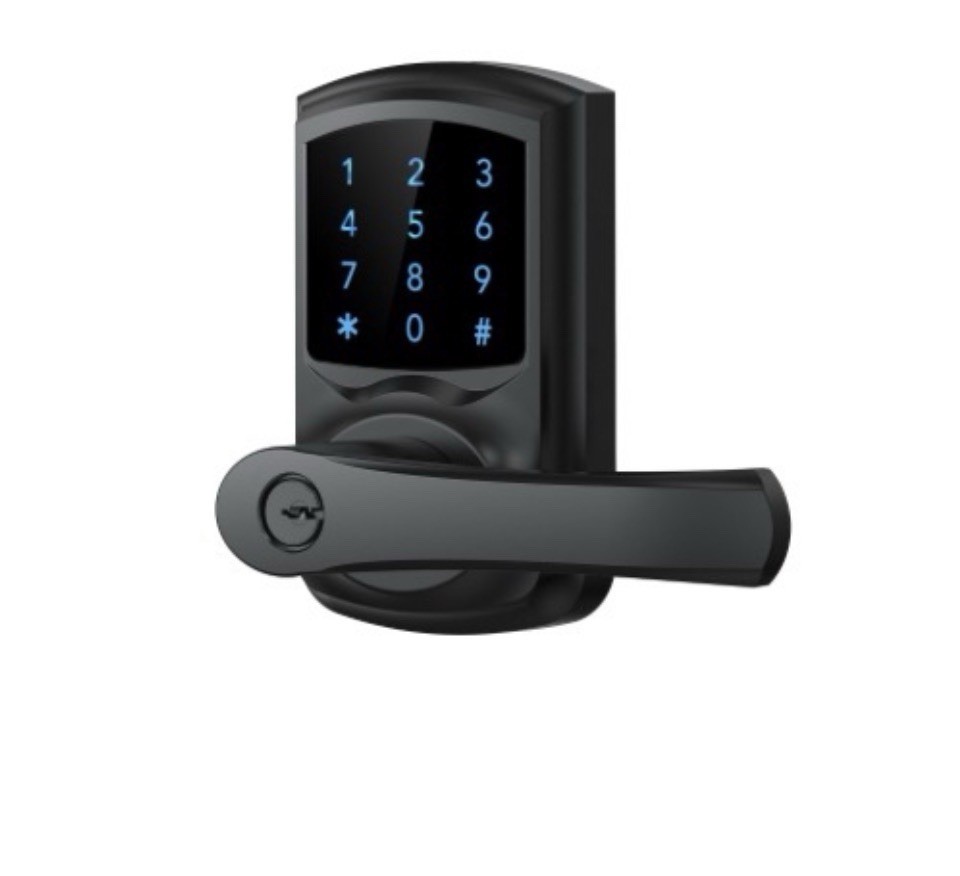 HIDALIFE Keyless Electronic Door Lock Touchscreen Matte Black Handle