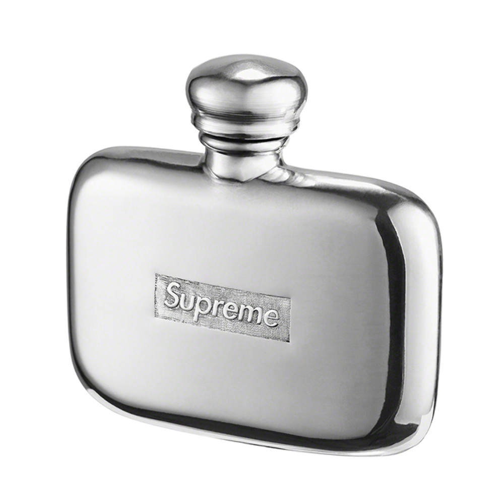 Supreme x Pewter x Mini Flask - Silver