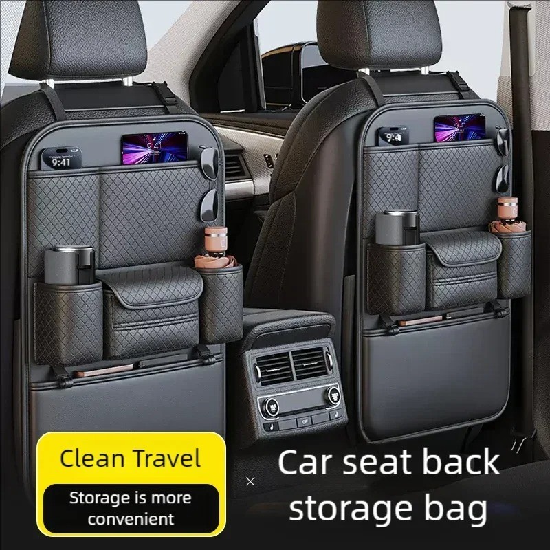 Car Seat Back Organizer - Multifunctional Storage for Car Essentials