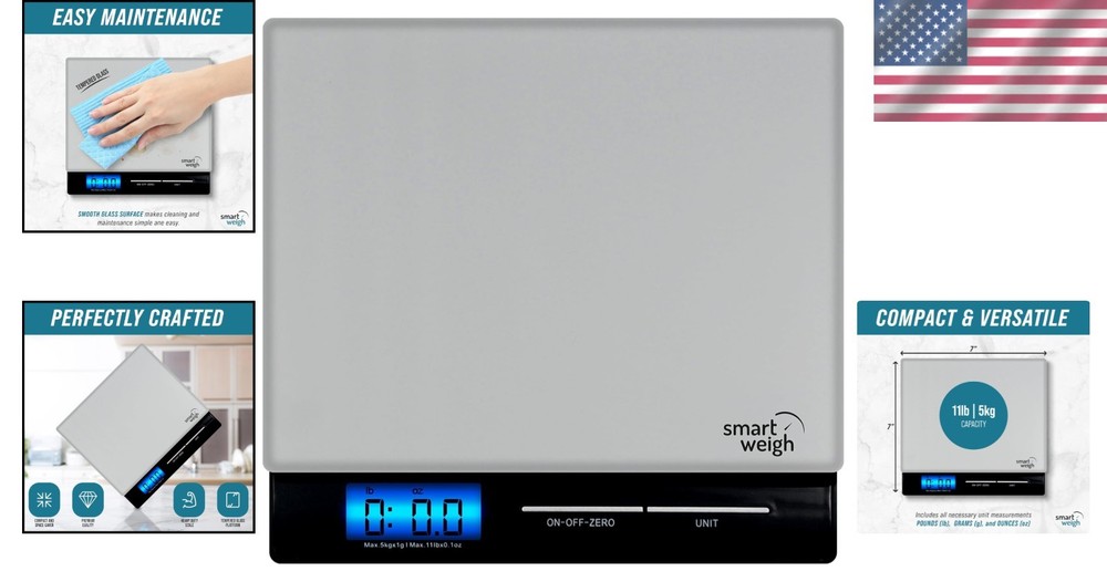 Professional USPS Postal Scale with Tempered Glass Platform