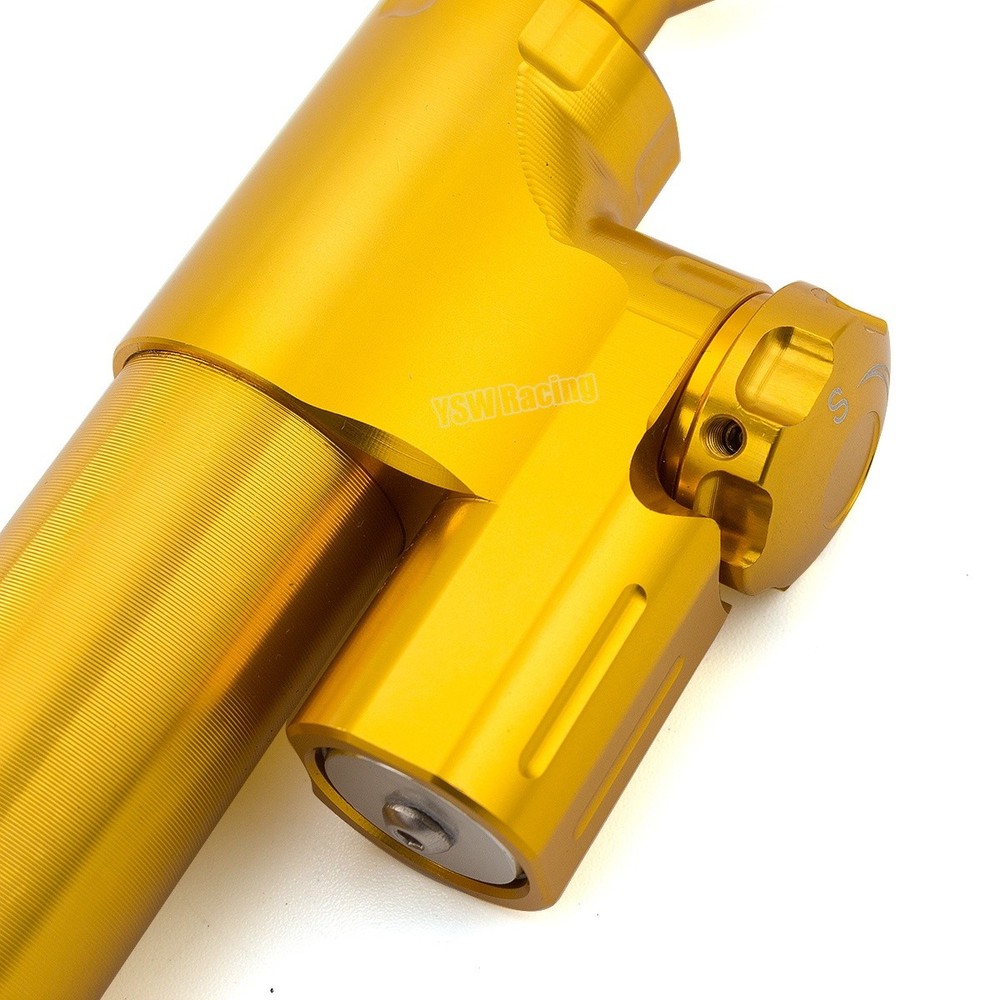 CNC Gold Steering Damper Motorcycle Stabilizer Linear Reversed Safe Control US
