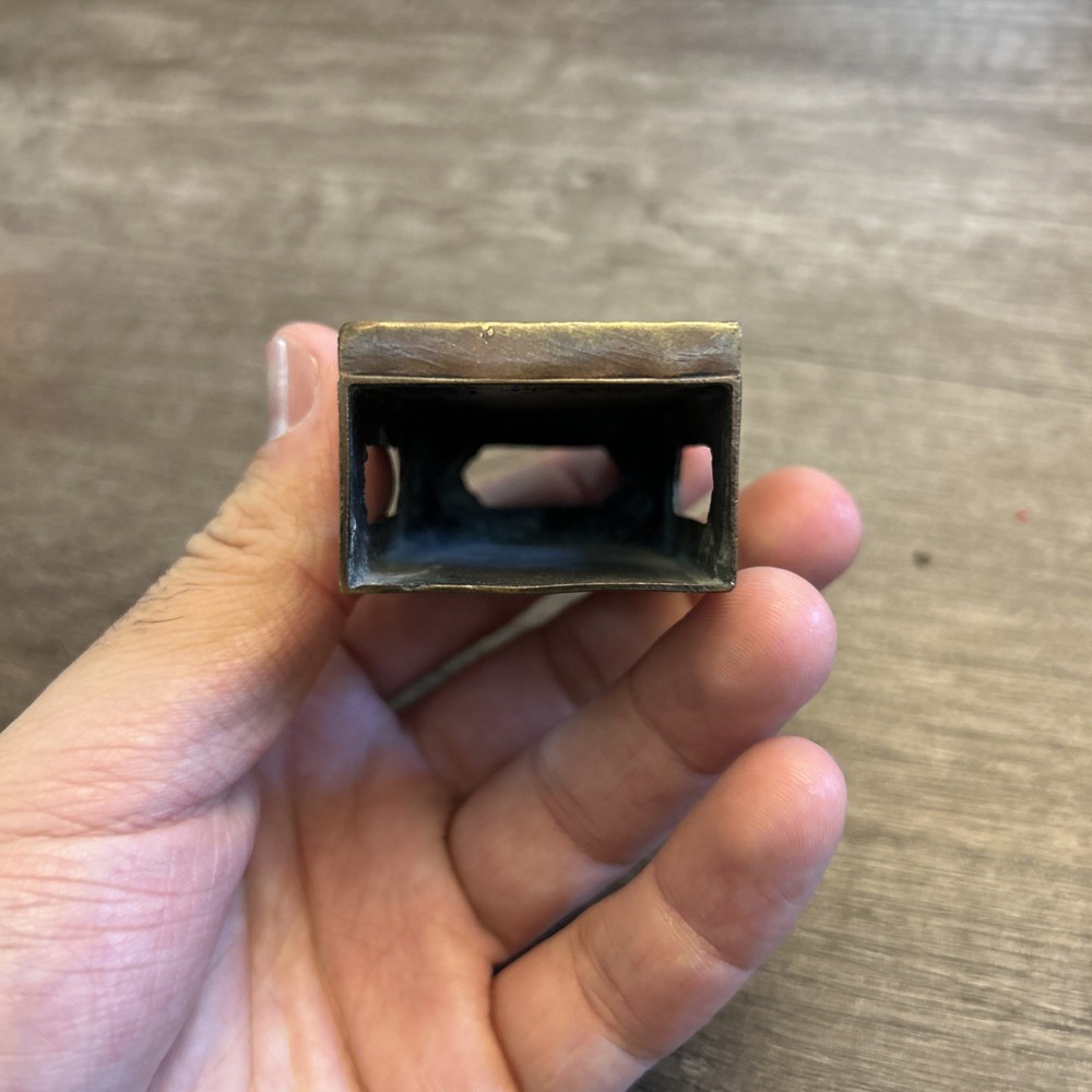 Vintage Jade & Enamel Match Box