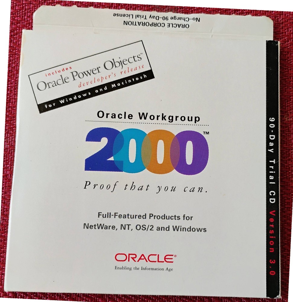 Oracle Workgroup 2000 Trial