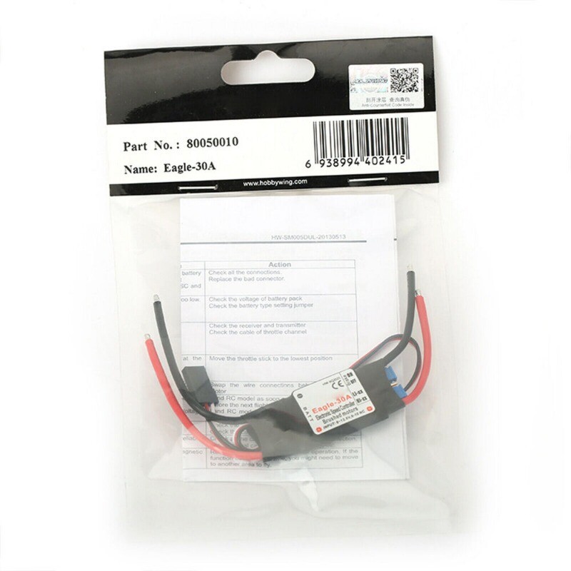 Hobbywing Eagle 30A Brushed ESC W/1A BEC Speed Controller For Brushed Motor NICE