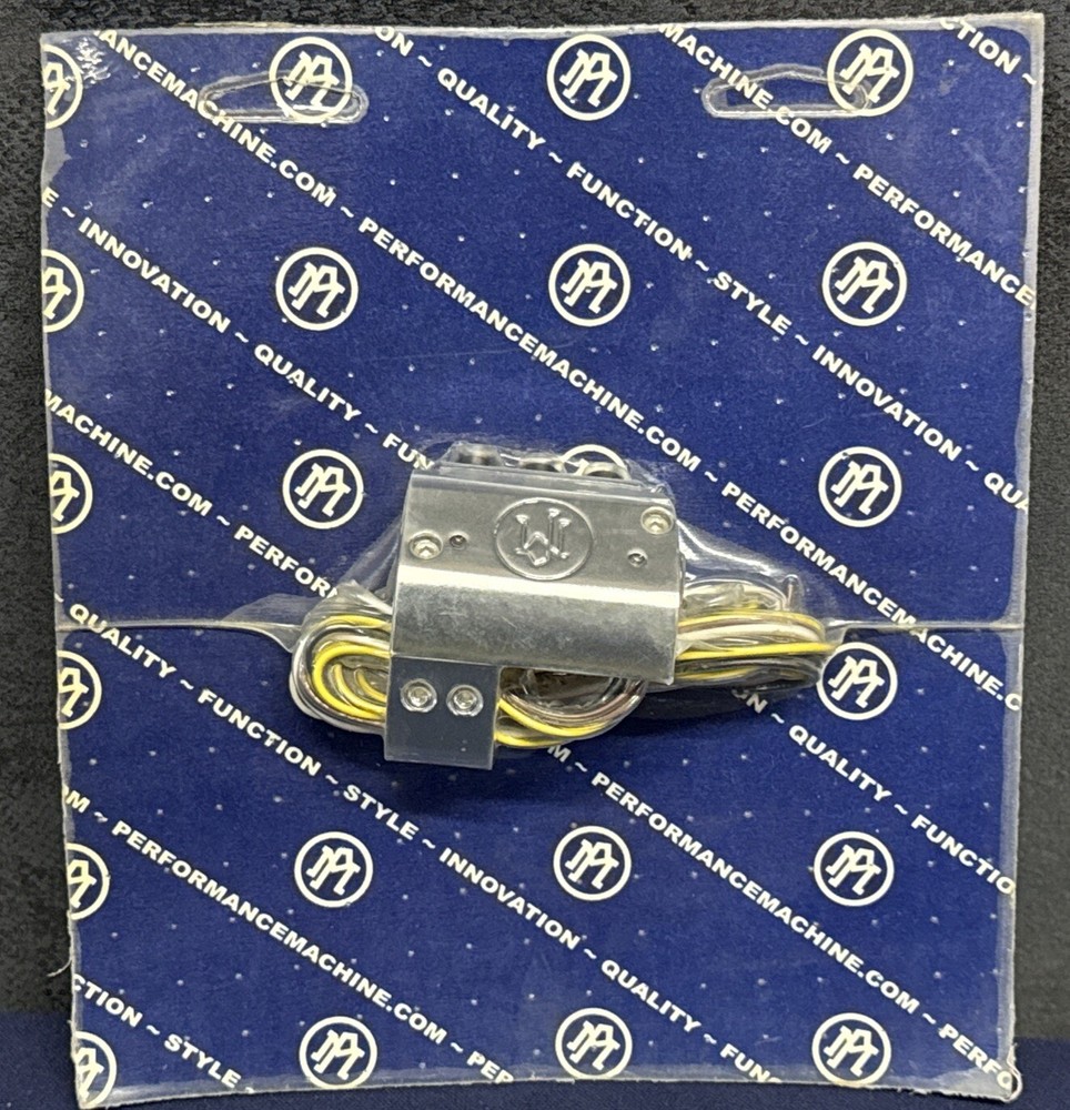 Chrome Left-Side Three-Button Hydraulic Clutch Switch Assembly 0062-2033-CH
