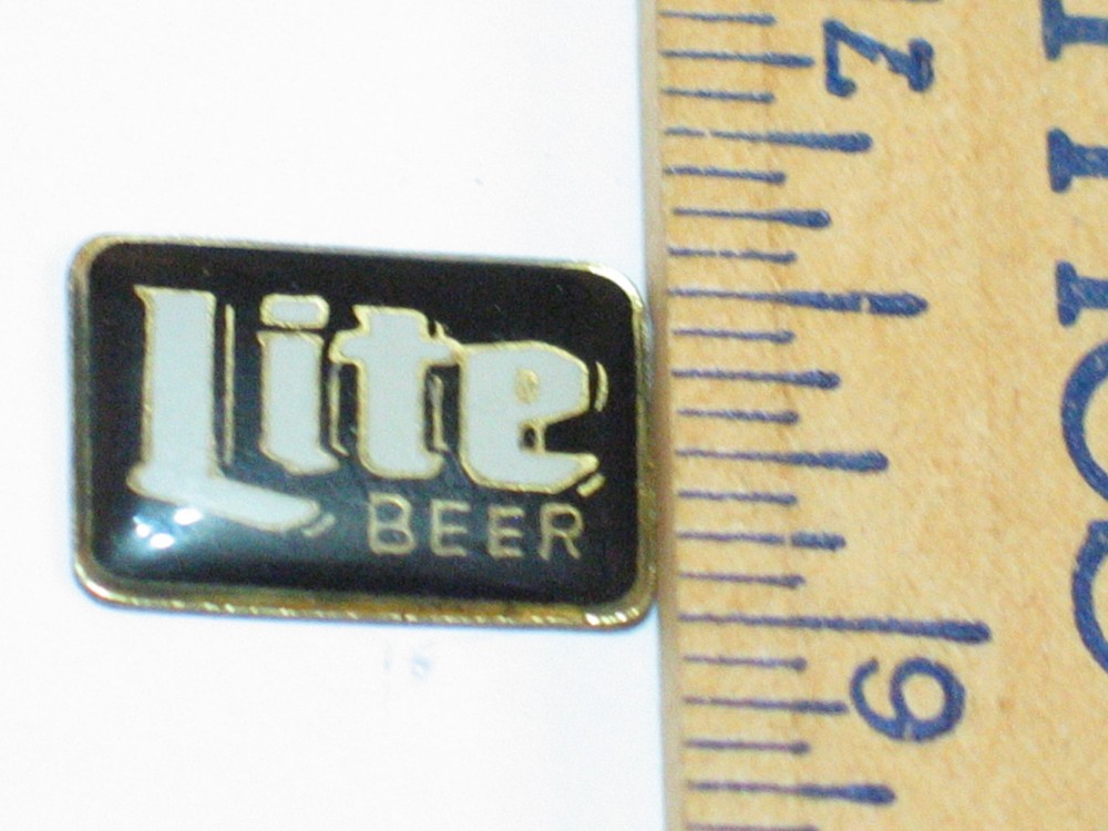 Lite Beer Black (Miller) Beer Pin **