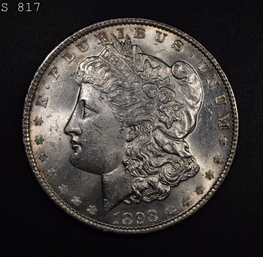 1898 Morgan Silver Dollar "VCH BU"