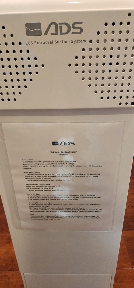 ADS EOS Extraoral Dental Suction System