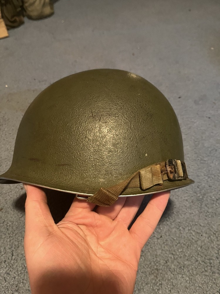Early WW2 FS FB M1 Helmet & Liner