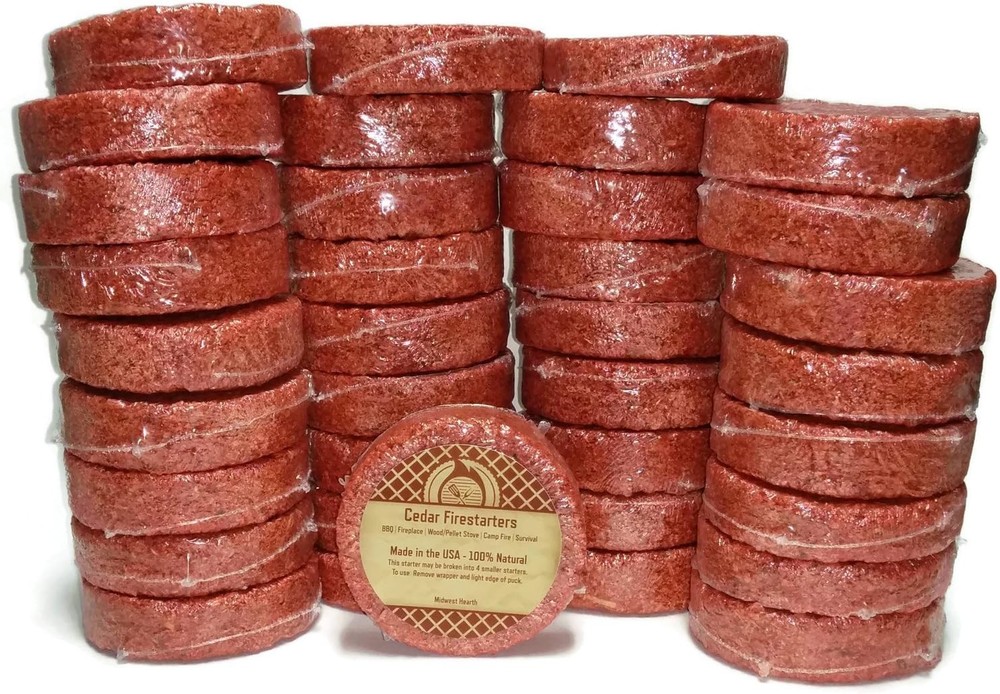 Cedar Fire Starters 36 Pack - Up to 144 Fires