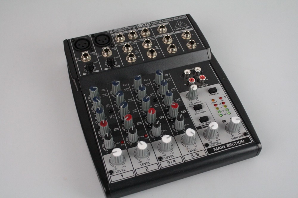 Behringer XENYX 802 Mixing Console ~ Missing Power Supply ~