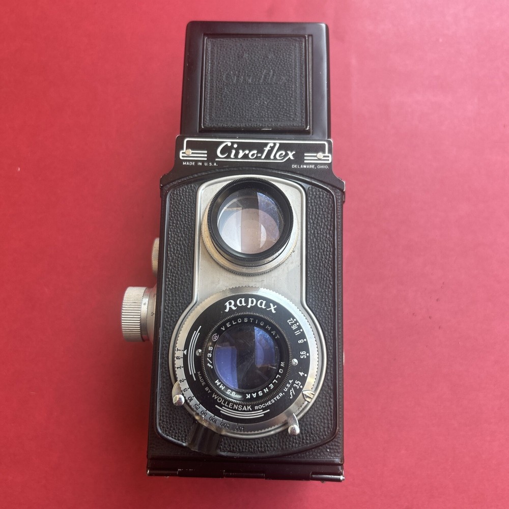 Vintage Ciro Flex Camera Velostigmat Lens Rapax Shutter