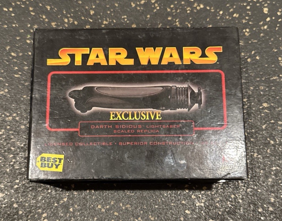 Master Replicas Star Wars Darth Sidious Lightsaber .45 Scale SW-324
