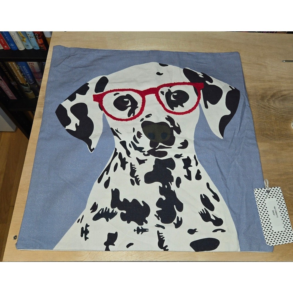 NWT Dalmatian pillowcase 20x20 SAATVIK