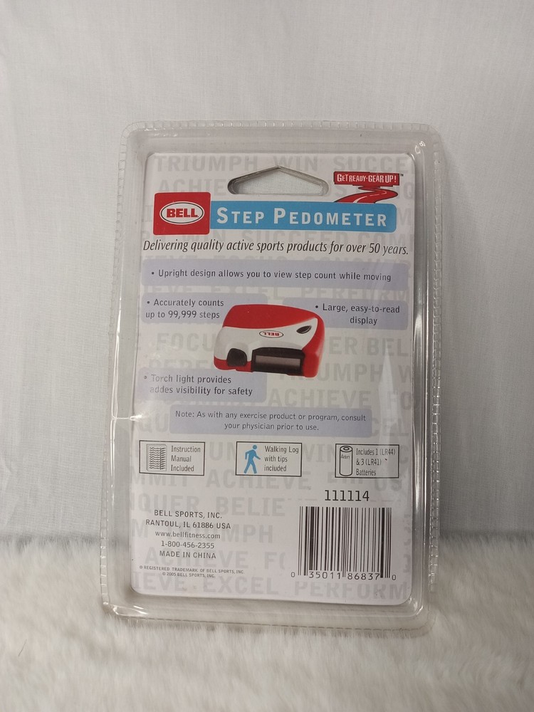 BELL CARDIO TRAINING STEP TORCH LIGHT PEDOMETER NEW In Package