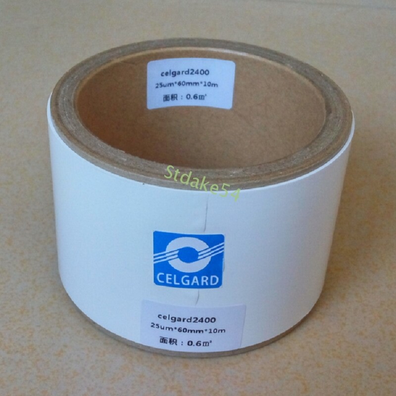 Celgard 2400 Monolayer PP Separators for Lithium Buttery 1pcs