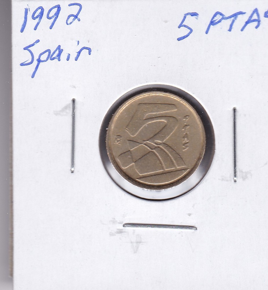 1992 Spain 5 Pesetas