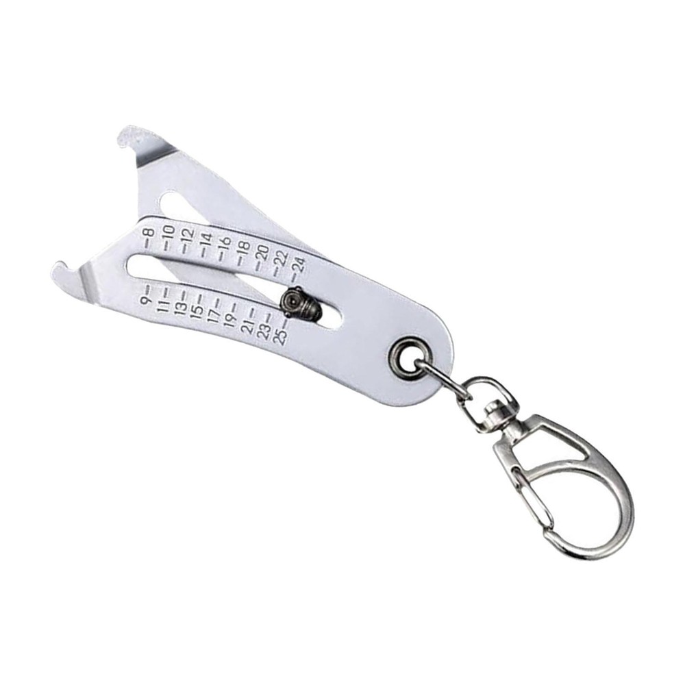 Precise Thread Size Checker Keychain Nut Bolt Thread Gauge Identifier