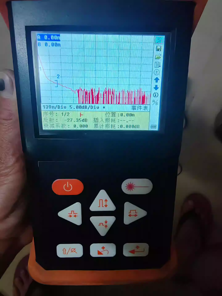 1PCS USED shineway tech S120 OTDR optical time domain reflectometer