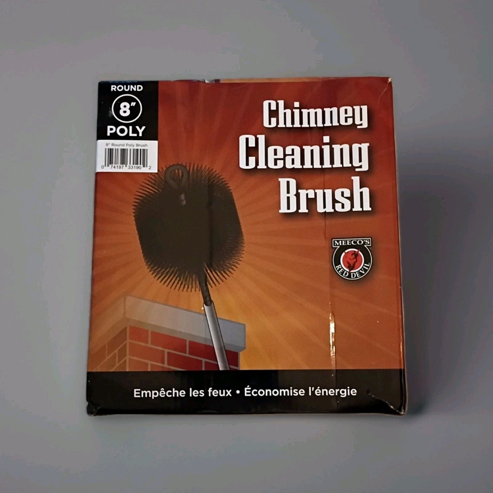 Chimney Brush, Round Polyester 8 Inch Diameter