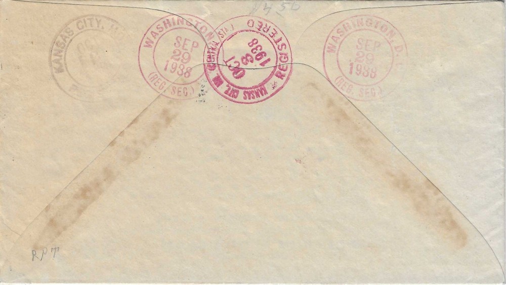 FDC #833-38B -- Crosby cachet