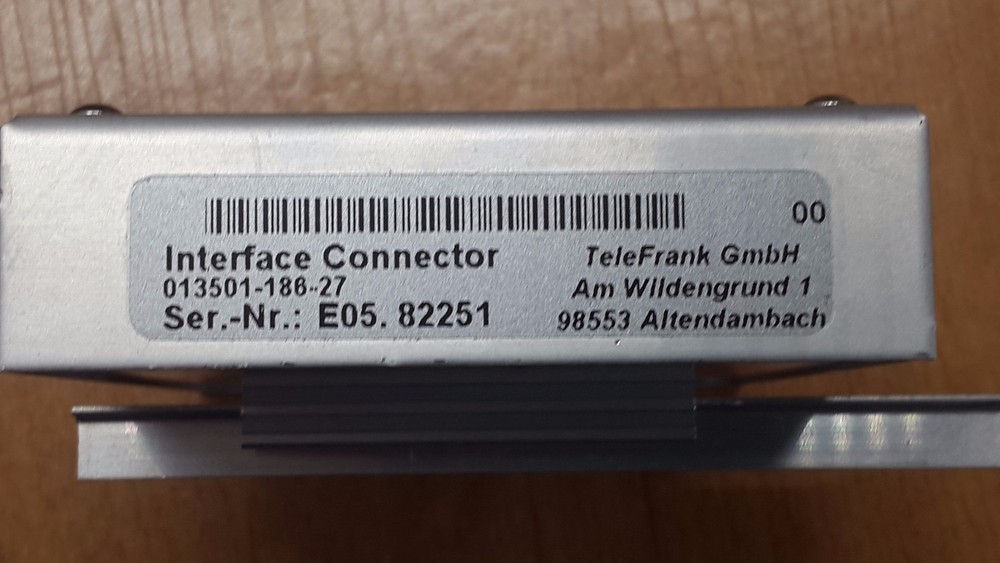 TeleFrank 013501-186-27 Interface Connector, USED