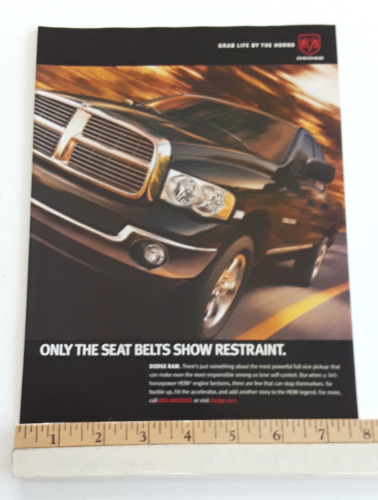 DODGE RAM 1500 HEMI ORIGINAL 2004 AD