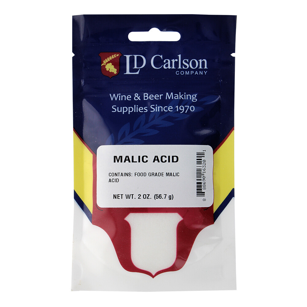 Malic Acid for Wine Making 2 oz