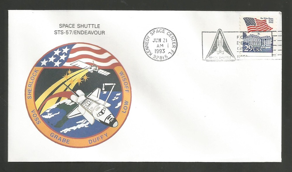 SHUTTLE ENDEAVOUR STS-57 JUN 21,1993   KSC **