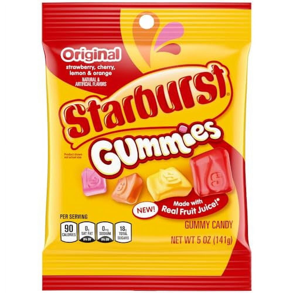 Starburst Gummies Candy Original, 5.0 oz