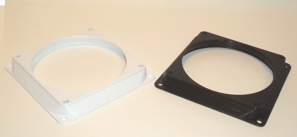 92mm to 80mm CENTERED OFFSET Computer Fan Adapter Converter Change Mounting PC