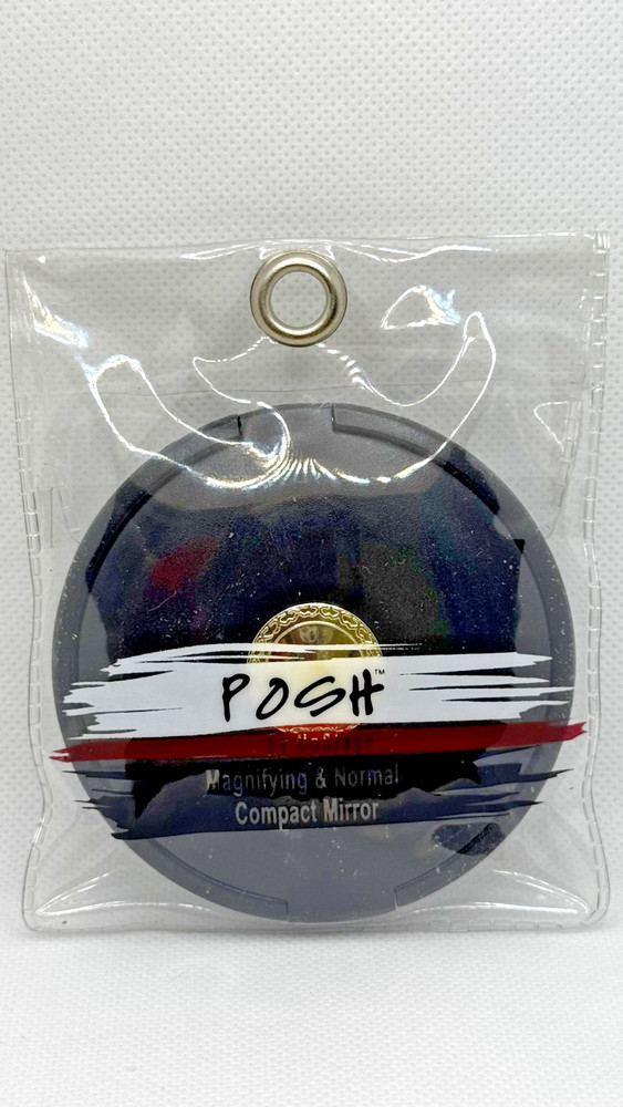POSH by UpStage Magnifying & Normal Compact Mirroe. Black & Gold