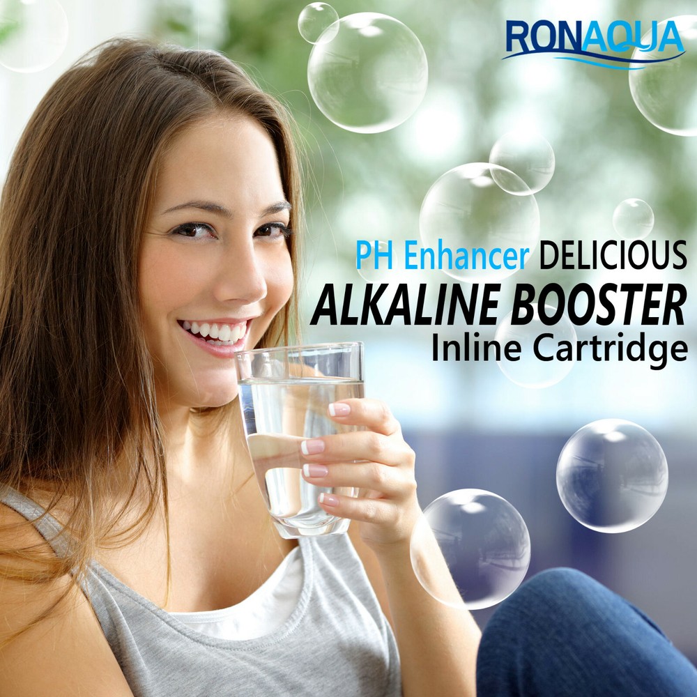 Alkaline in-line Water Replacement Filter - PH Enhancer, and Re-Mineralizer