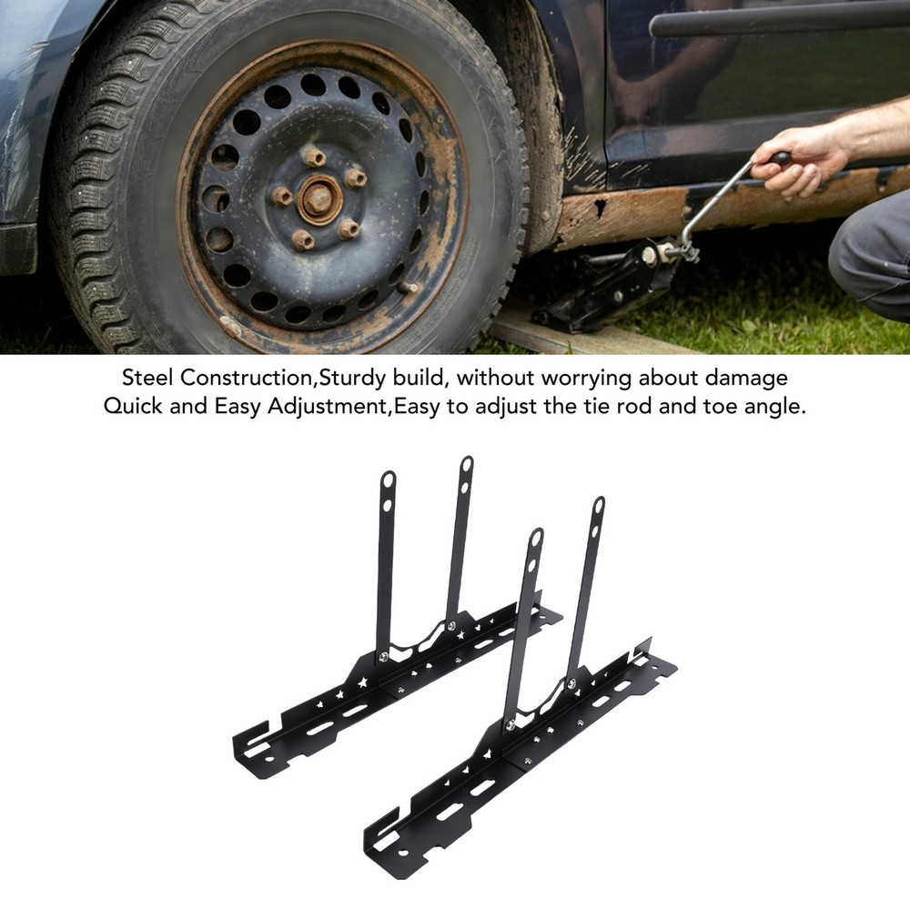 2 Sets Wheel Alignment Tool Kit Toe Alignment Tool Plate With Tape Measures