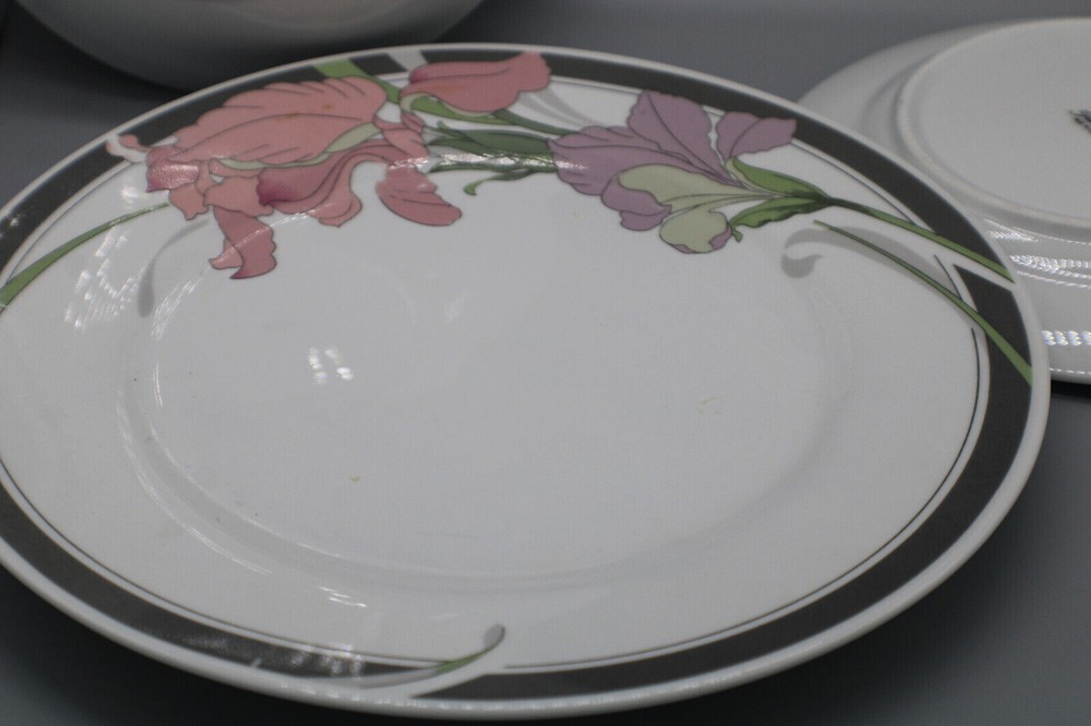 Sweet Iris Fine China serving set 3 pcs