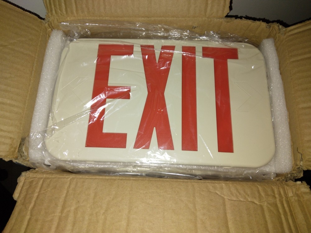 FREELICHT 6 Pack Emergency Lights Exit With Covers