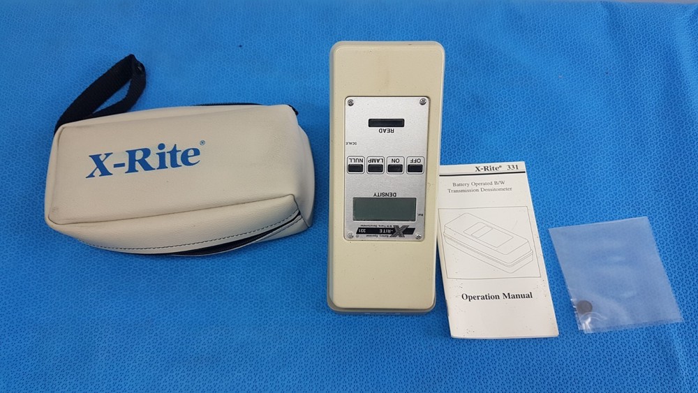 X-Rite 331 Transmission Densitometer – Battery Operated Precision Measuring Devi