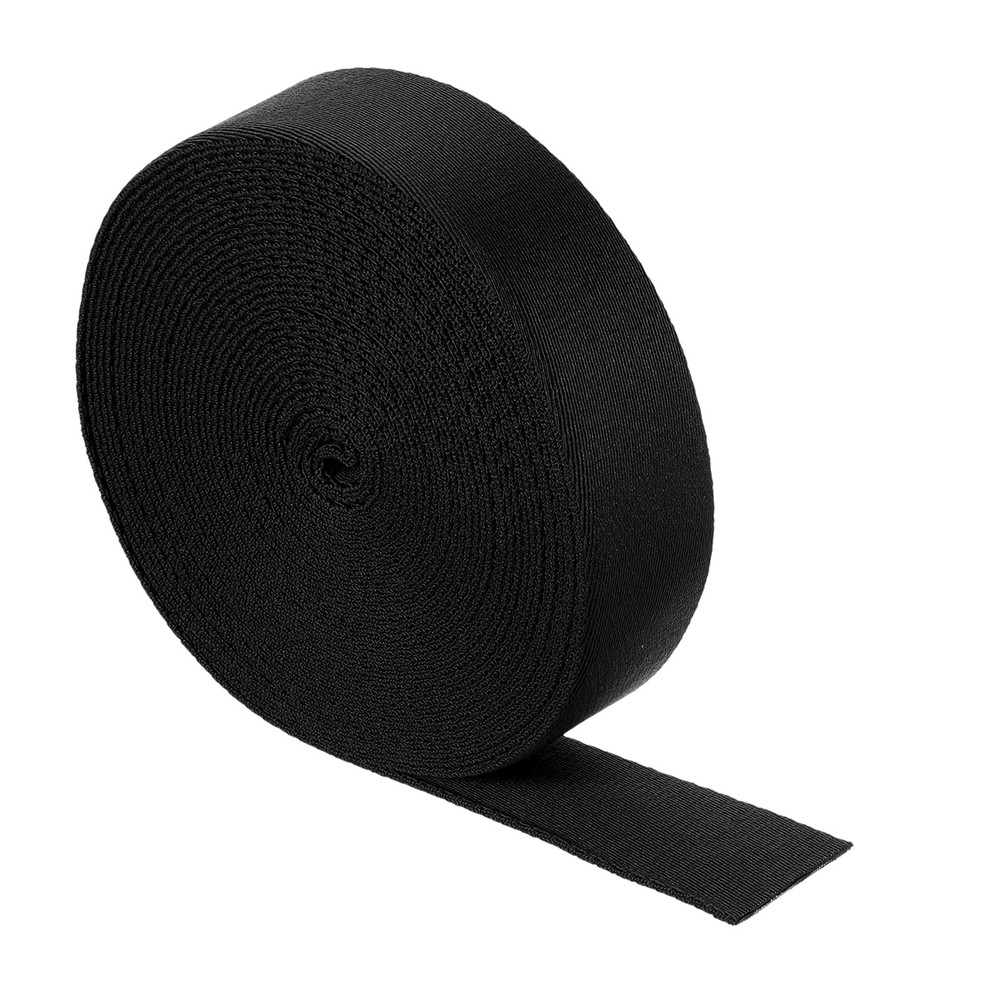 10 Yards Nylon Webbing Strap, 1 3/8-inch Bag Flat Webbing Straps, Black