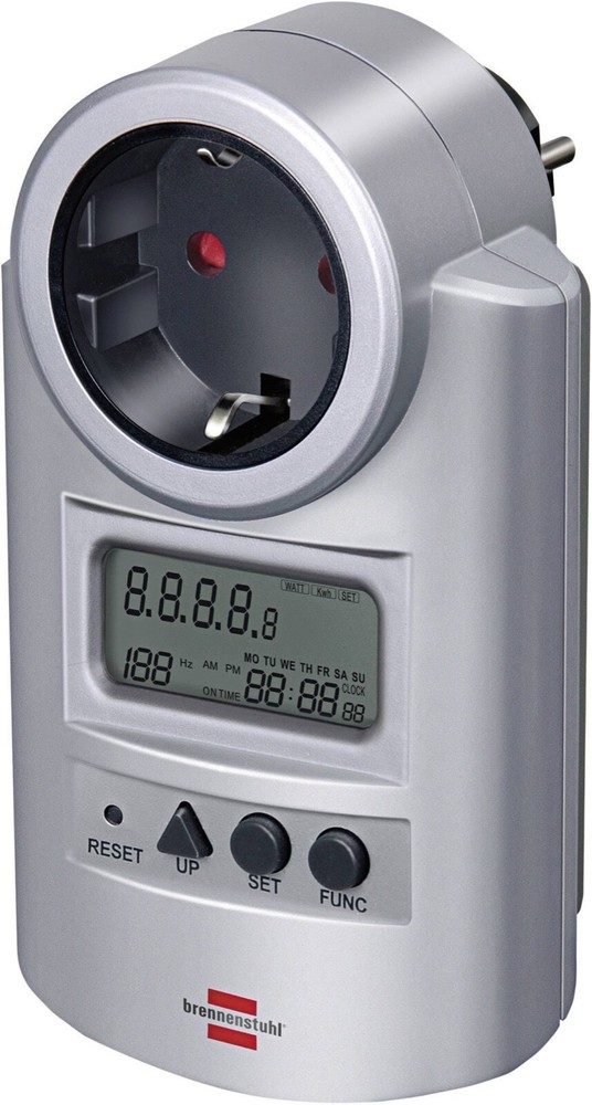 Brennenstuhl PM 231 E Energy consumption meter Selectable energy tariffs NEW