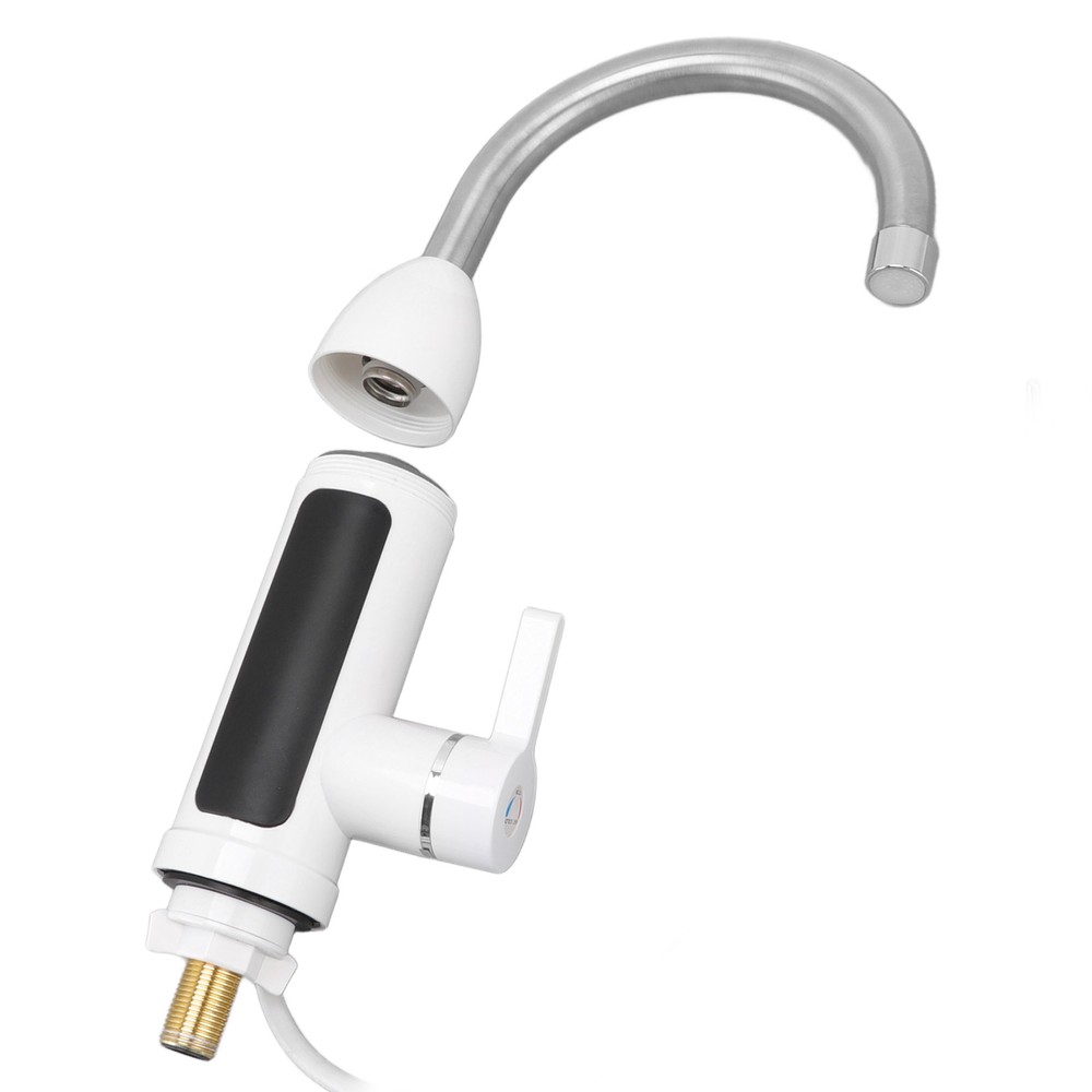 3000W Instant Water Heater Faucet IPX4 ABS Tankless Stainless Steel Kitchen Hea‹