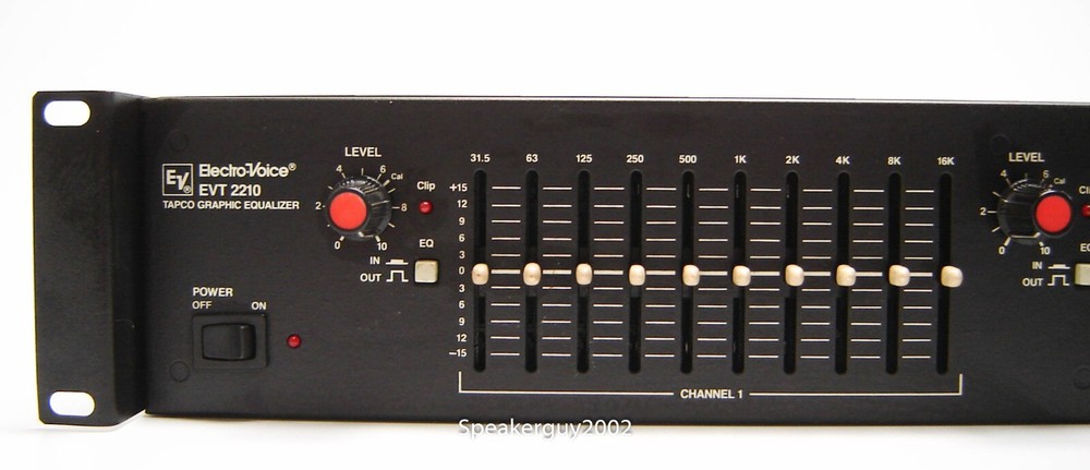 EV Tapco EVT2210 / 10 Band 2-Channel Equalizer / 0280080