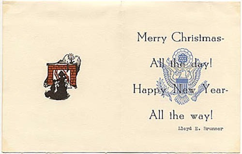 1943 176th Infantry Division Christmas Card