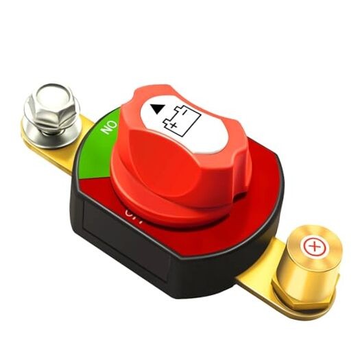 Side Post Battery Disconnect Switch 12V-48V 300A Battery Power Isolator Cut