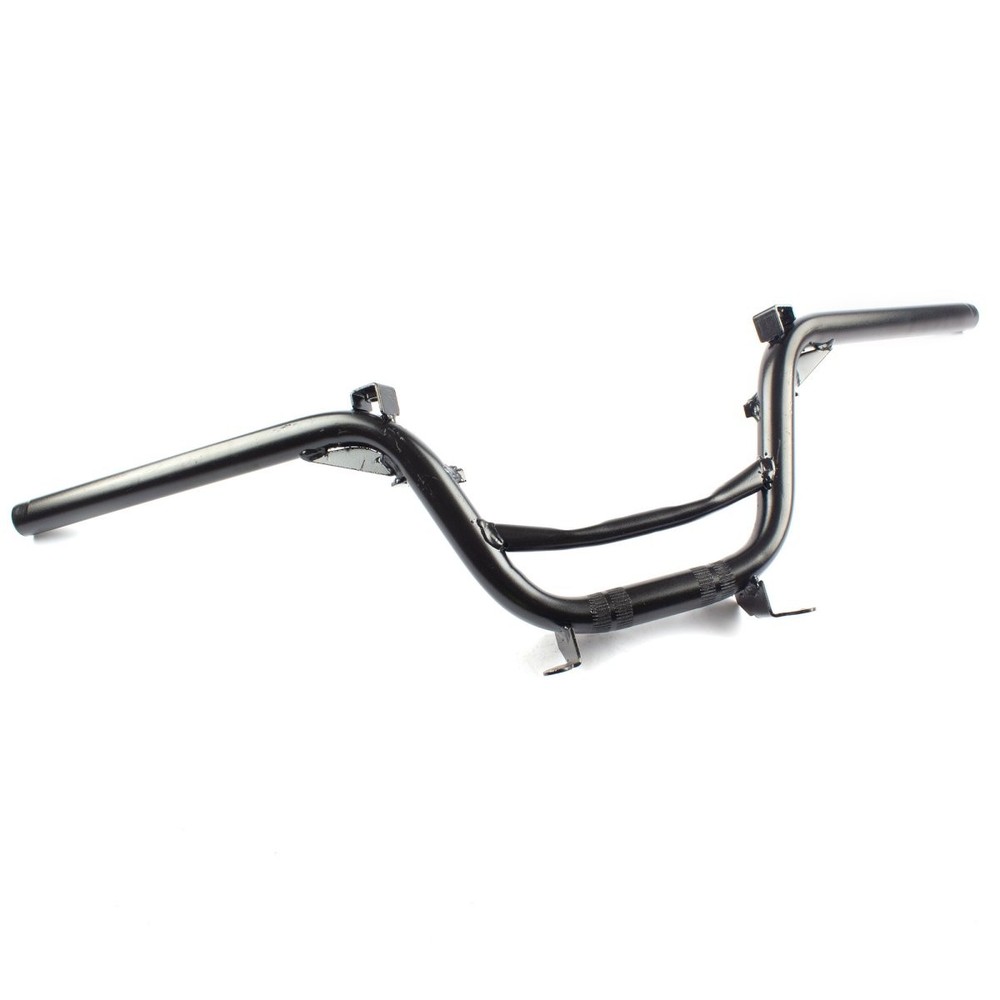 Handlebar Black Steel Painted Tracker Handlebar Easy Installation Scooter Unit