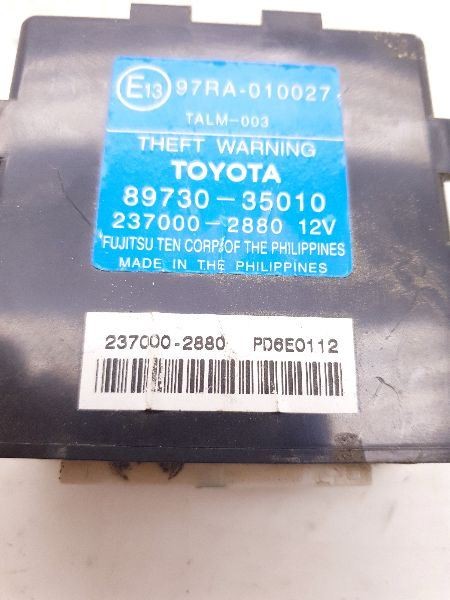 03-09 TOYOTA 4 RUNNER THEFT-WARNING SECURITY CONTROL MODULE ECM ASSEMBLY
