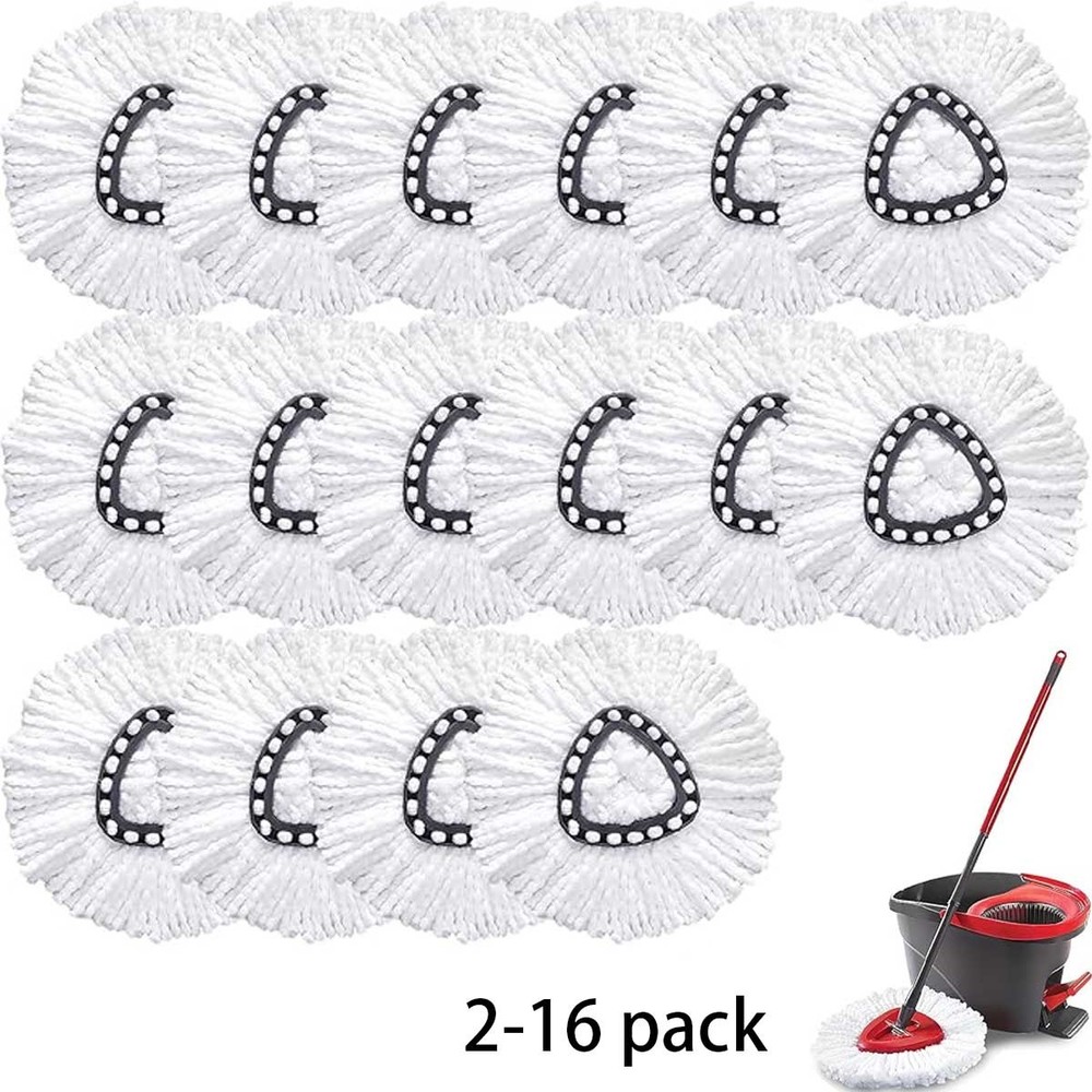Replacement Heads Easy Cleaning Mopping Wring Refill Mop for O-Cedar Spin Mop US