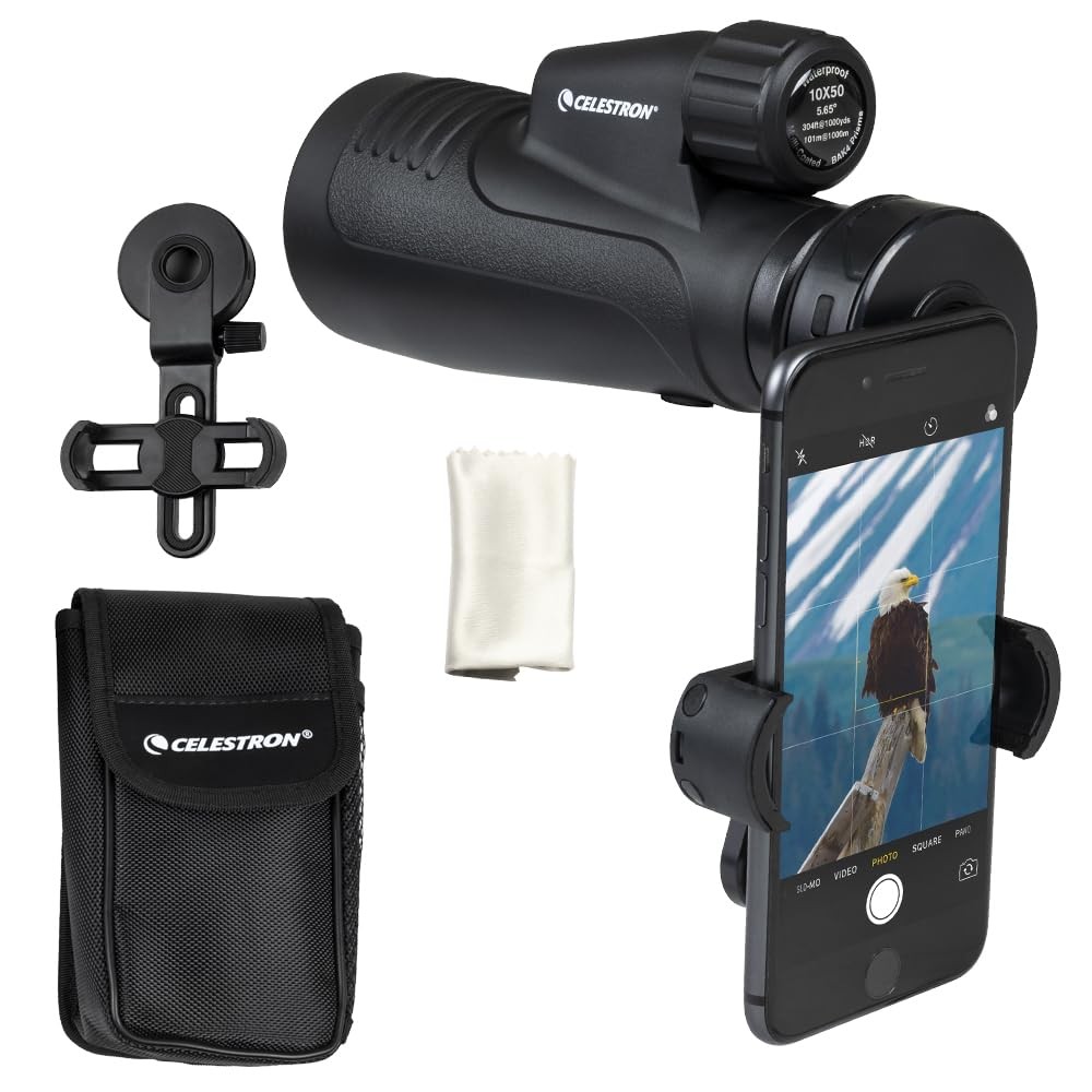 Celestron – Outland X 10x50 Monocular – Includes Smartphone