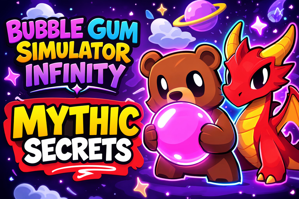 Bubble Gum Simulator Infinity MYTHIC Secrets (BGSI)  (Anniversary pets added)