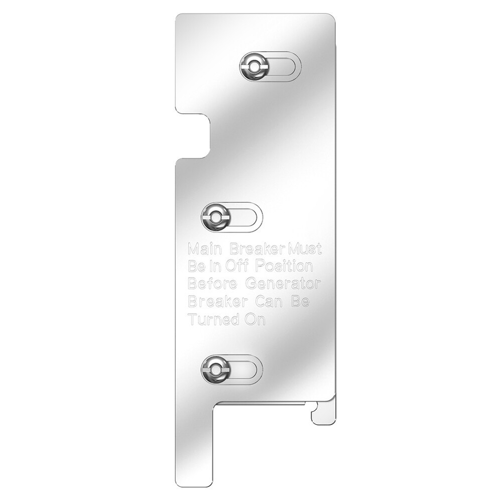 Generator interlock Kit For Square D 200 Amp Main Panel main Breakers