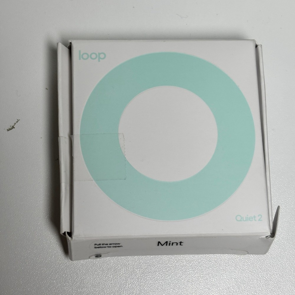Loop Quiet 2 Noise Reduction Earplugs Mint Reusable Silicone Sleep Focus 24dB